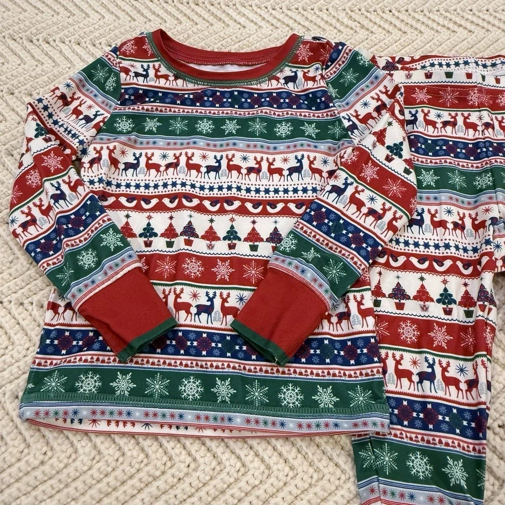Girls Matilda Jane Merry and Bright Fair‎ Isle PJs Size 18-24 Mo Christmas